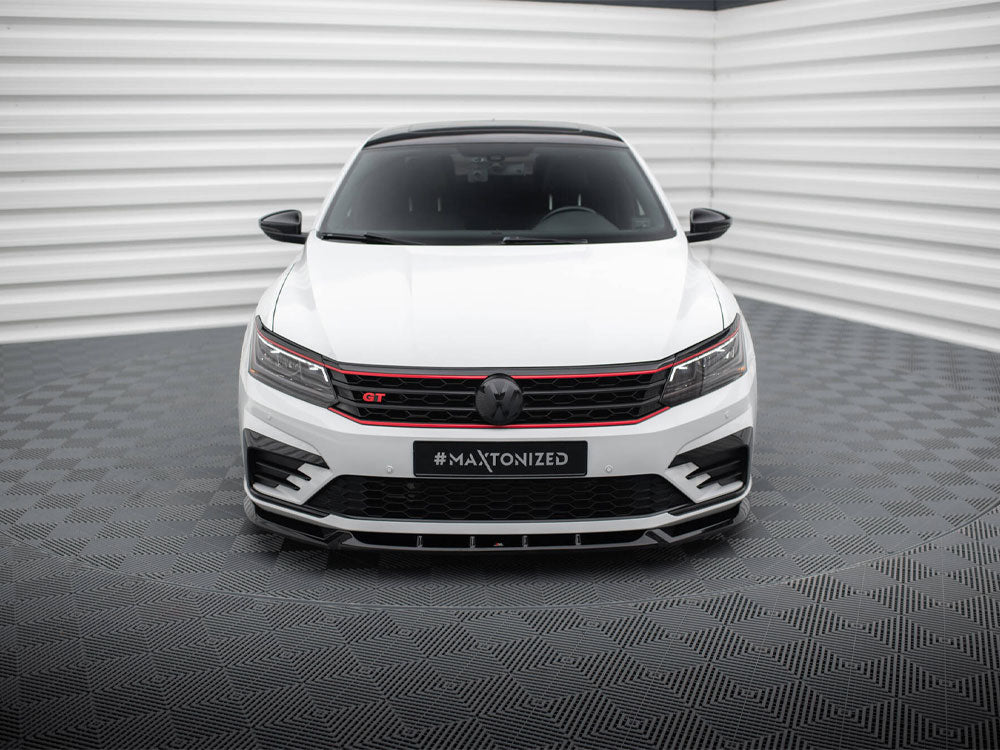 Maxton Design Front Splitter V.2 Volkswagen Passat GT B8 Facelift USA - VW-PA-B7-GT-FD2G - Image 3