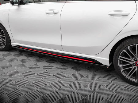 Maxton Design Side Skirts Diffusers Kia Ceed GT Mk3 - KI-CE-3-GT-SD1G - Image 4