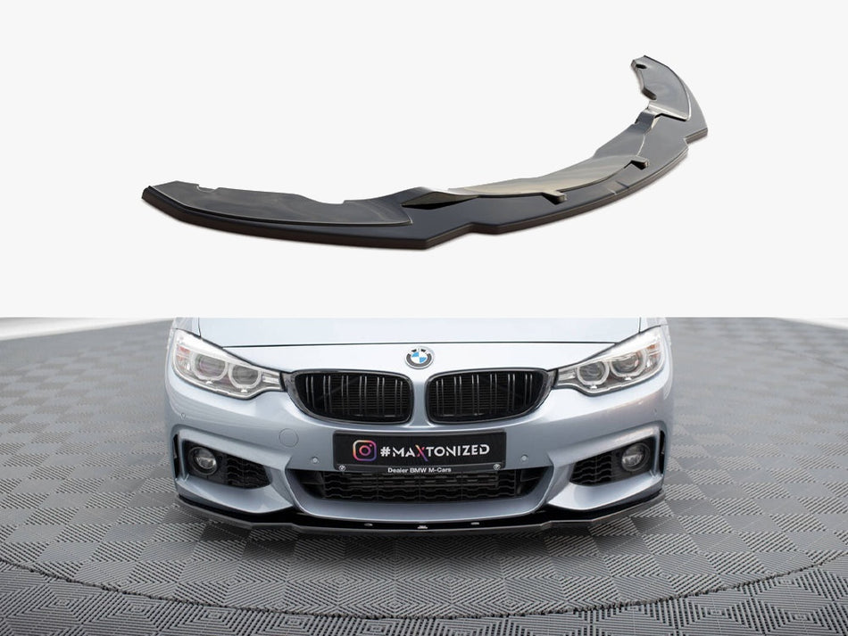 Front Splitter V.1 BMW 4 Coupe / Gran Coupe / Cabrio M-Pack F32 / F36 / F33