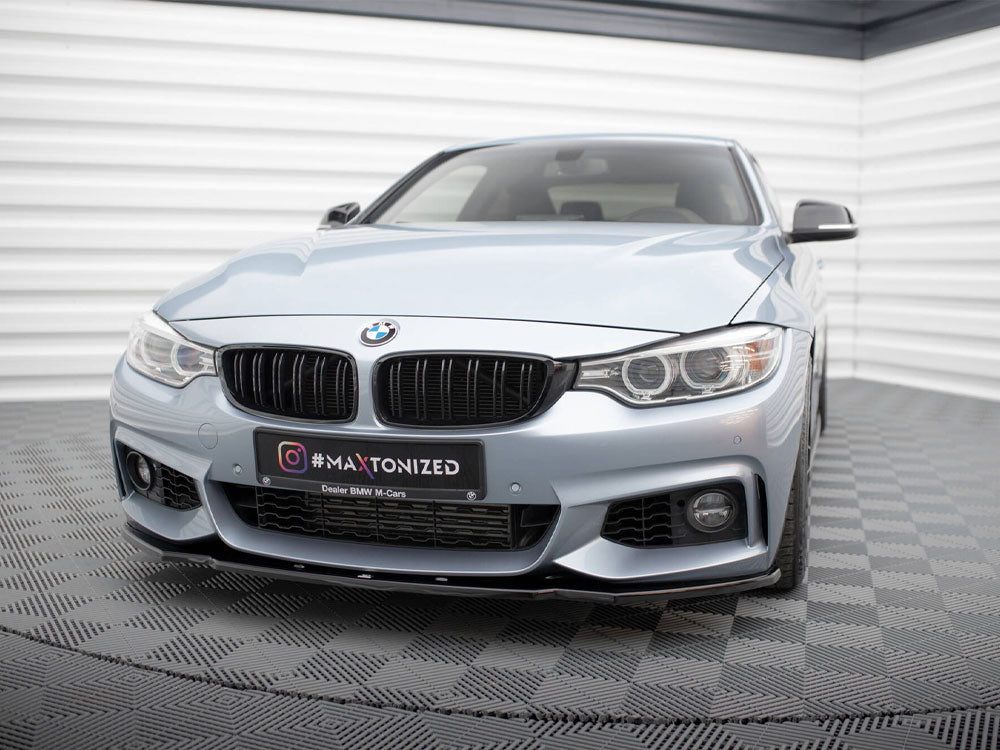 Maxton Design Front Splitter V.1 BMW 4 Coupe / Gran Coupe / Cabrio M-Pack F32 / F36 / F33 - BM-4-F32-MPACK-FD1G - Image 2