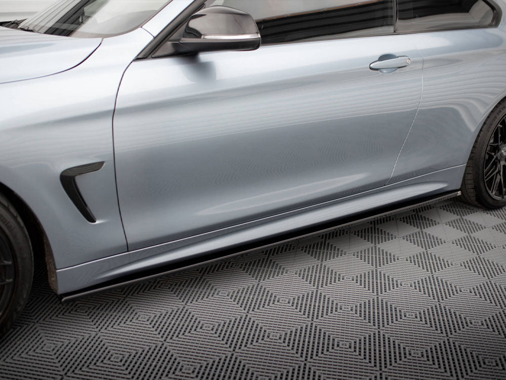 Maxton Design Side Skirts Diffusers BMW 4 Coupe / Gran Coupe / Cabrio M-Pack F32 / F36 / F33 - BM-4-F32-MPACK-SD1G - Image 3