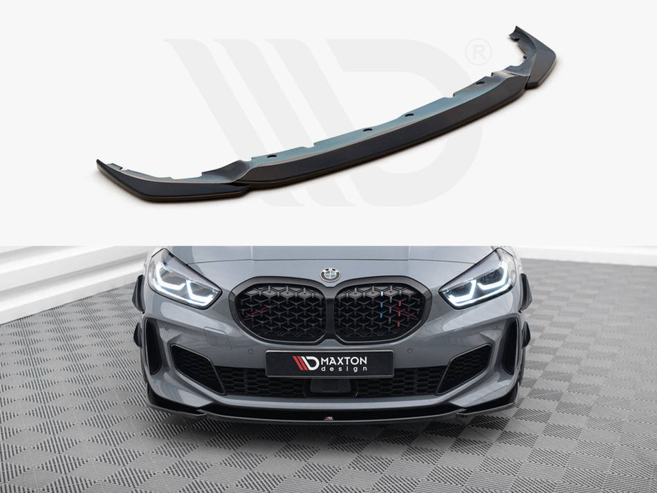 MAXTON DESIGN Front Splitter V.3 BMW 1 F40 M-Sport / M135i - Carbon Look