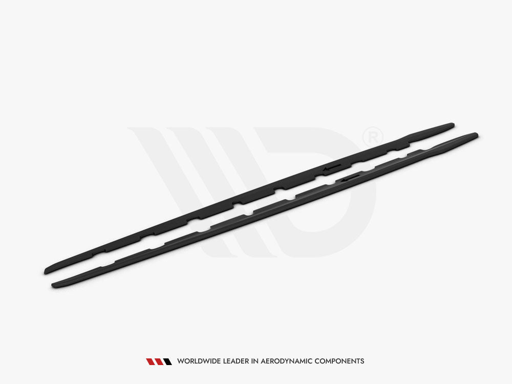 Side Skirts Diffusers V.2 BMW 1 F40 M-Sport / M135i - Carbon Look