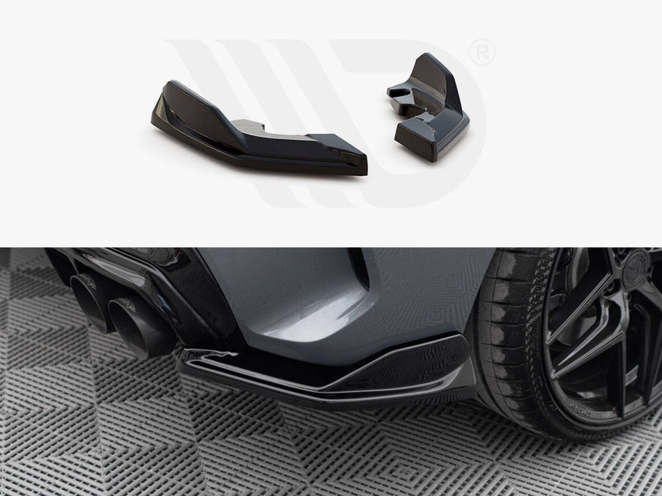 MAXTON DESIGN Rear Side Splitters V.4 BMW 1 F40 M-Sport / M135i - Textured