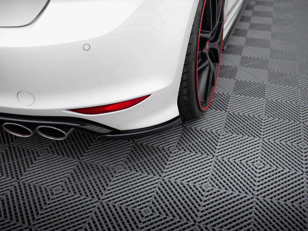 Maxton Design Rear Side Splitters V.1 VW Golf R / R-Line Mk7 - Carbon Look - VW-GO-7-R-RSD1C - Image 3