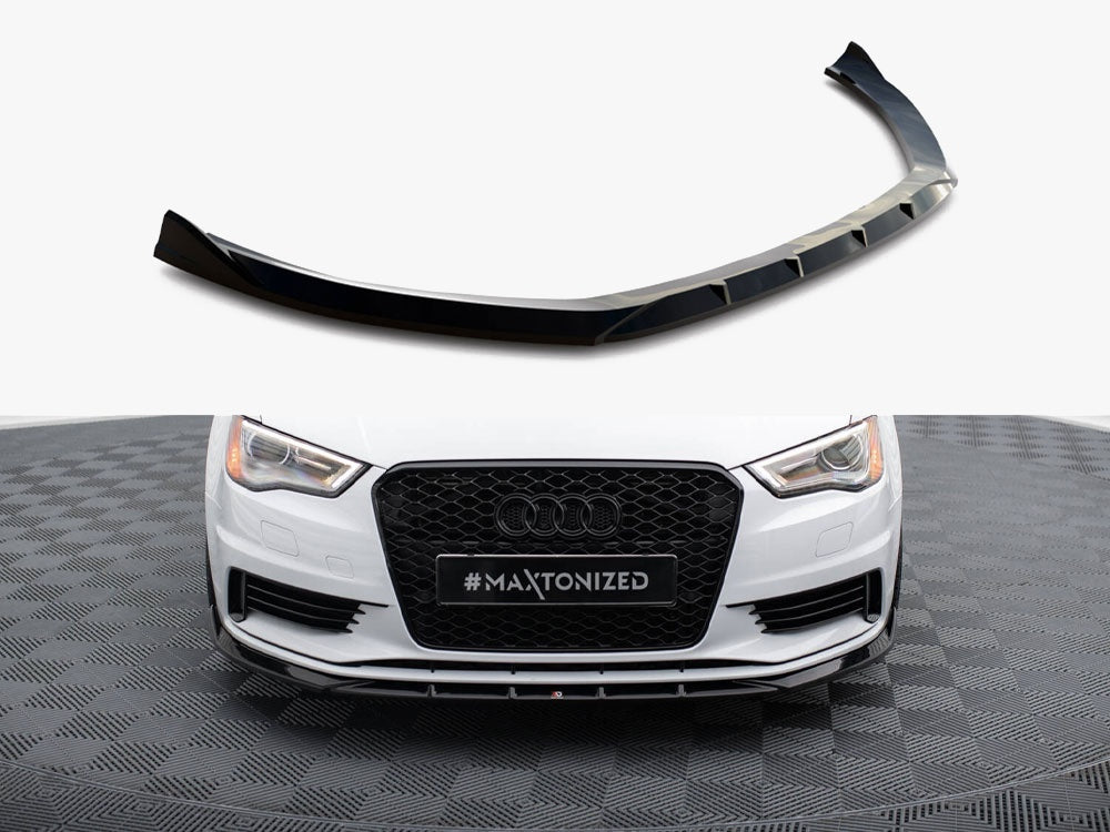 Maxton Design Front Splitter V.1 Audi A3 Sedan 8V - AU-A3-3-S-FD1G - Image 1