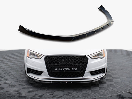 Maxton Design Front Splitter V.1 Audi A3 Sedan 8V - AU-A3-3-S-FD1G - Image 1