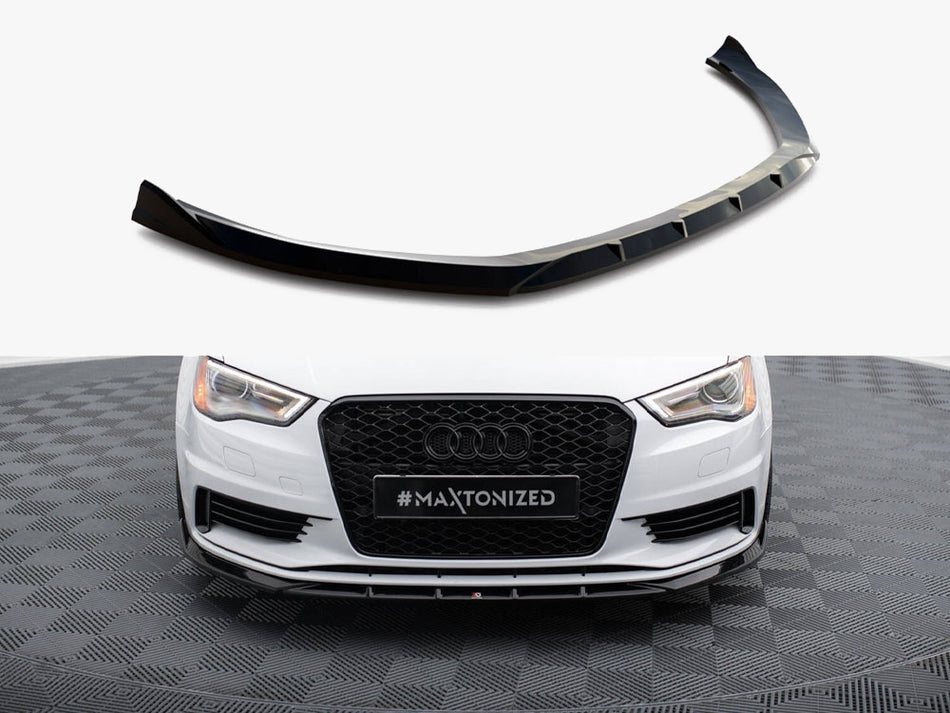 Maxton Design Front Splitter V.1 Audi A3 Sedan 8V - AU-A3-3-S-FD1G - Image 1