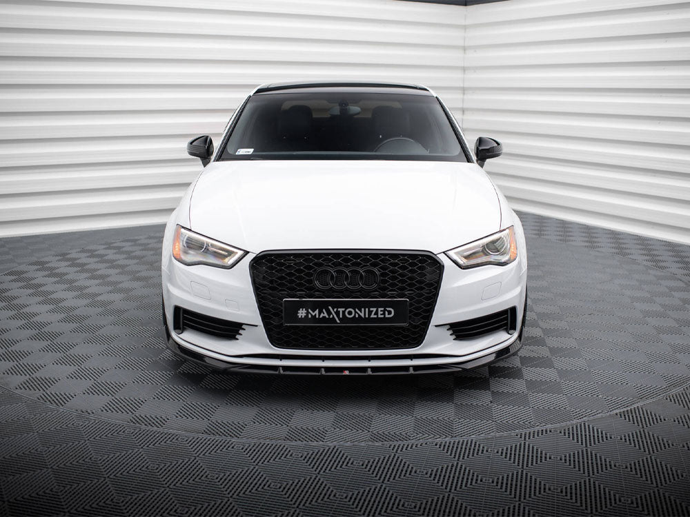 Maxton Design Front Splitter V.1 Audi A3 Sedan 8V - AU-A3-3-S-FD1G - Image 3