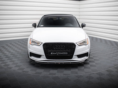 Maxton Design Front Splitter V.1 Audi A3 Sedan 8V - AU-A3-3-S-FD1G - Image 3