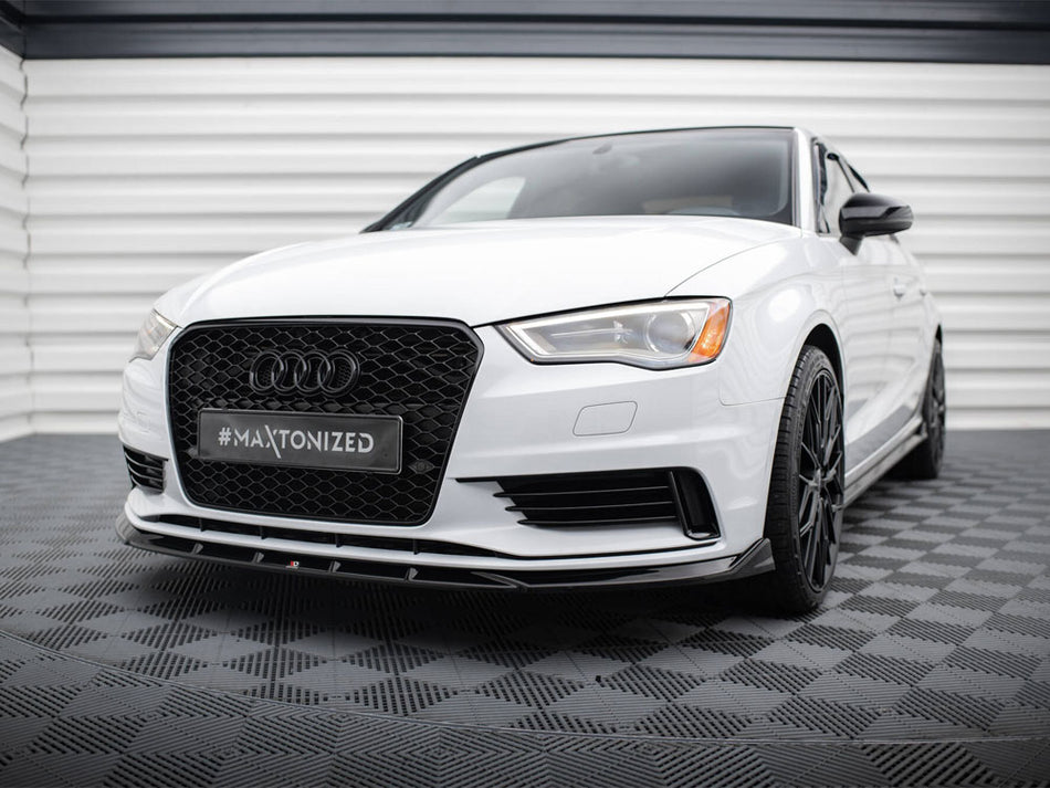 Maxton Design Front Splitter V.1 Audi A3 Sedan 8V - AU-A3-3-S-FD1G - Image 2