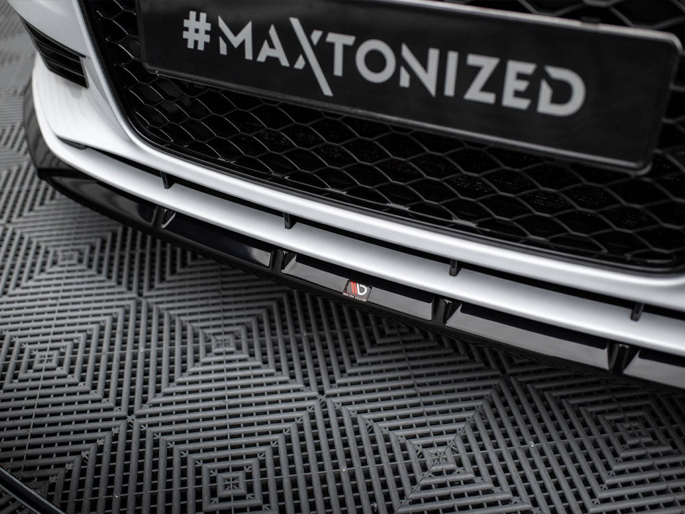 Maxton Design Front Splitter V.1 Audi A3 Sedan 8V - AU-A3-3-S-FD1G - Image 4