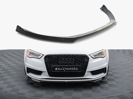 Maxton Design Front Splitter V.2 Audi A3 Sedan 8V - AU-A3-3-S-FD2G - Image 1