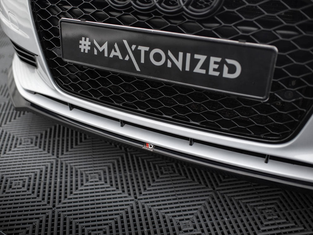 Maxton Design Front Splitter V.2 Audi A3 Sedan 8V - AU-A3-3-S-FD2G - Image 4