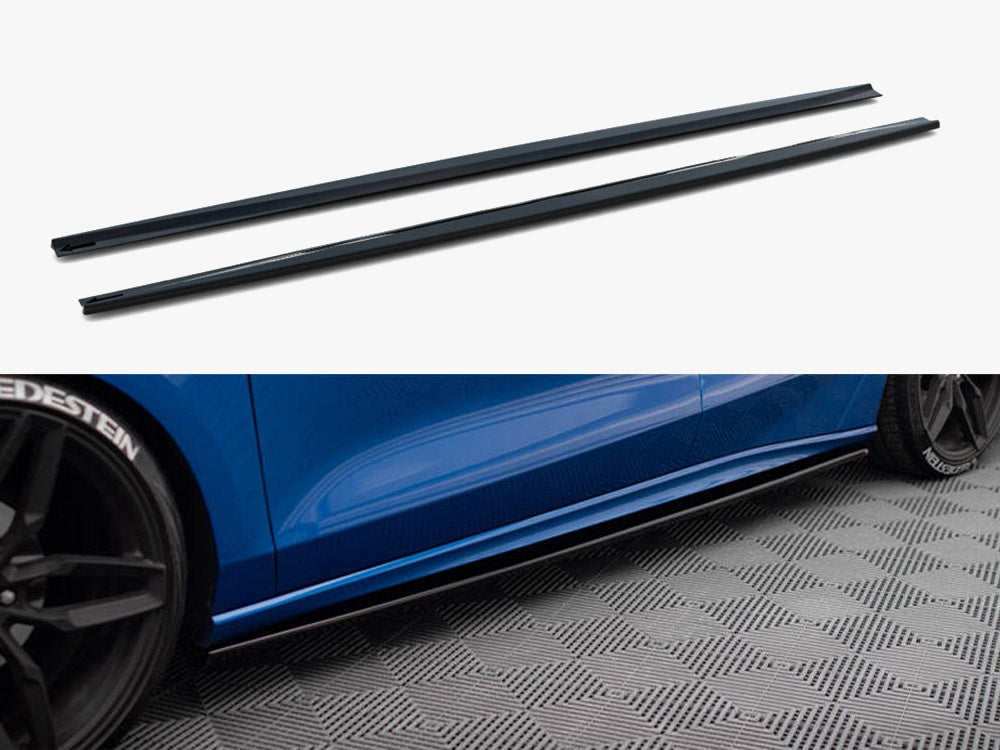 Maxton Design Side Skirts Diffusers V.2 Ford Focus ST / ST-Line Mk4 - FO-FO-4-STLINE-SD2G - Image 1