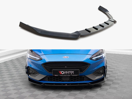 Maxton Design Front Splitter V.7 Ford Focus ST / ST-Line Mk4 - FO-FO-4-ST-FD1G - Image 1