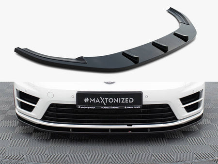 Maxton Design Front Splitter V.1 VW Golf R / R-Line Mk7 - VW-GO-7-R-FD1G - Image 1