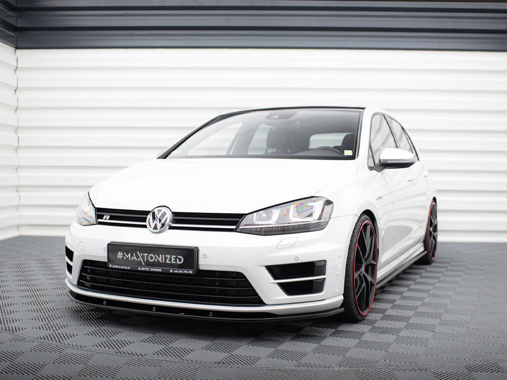 Maxton Design Front Splitter V.1 VW Golf R / R-Line Mk7 - VW-GO-7-R-FD1G - Image 2