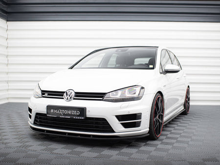Maxton Design Front Splitter V.1 VW Golf R / R-Line Mk7 - VW-GO-7-R-FD1G - Image 2