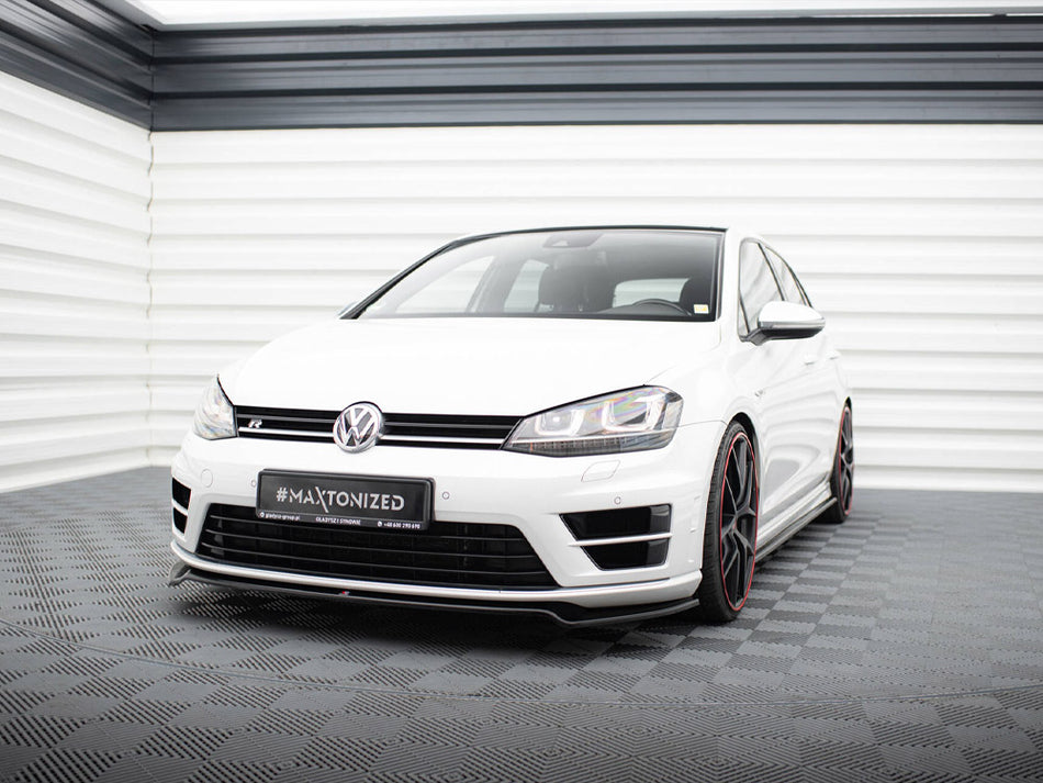 Maxton Design Front Splitter V.2 VW Golf R / R-Line Mk7 - VW-GO-7-R-FD2G - Image 2
