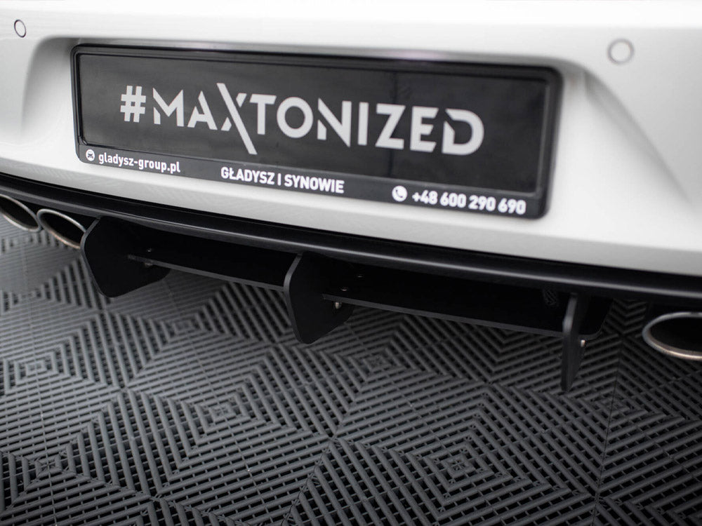 Maxton Design Rear Diffuser &amp; Rear Side Splitters VW Golf R Mk7 Hatchback - VW-GO-7-R-HB-CNC-RS1A - Image 4