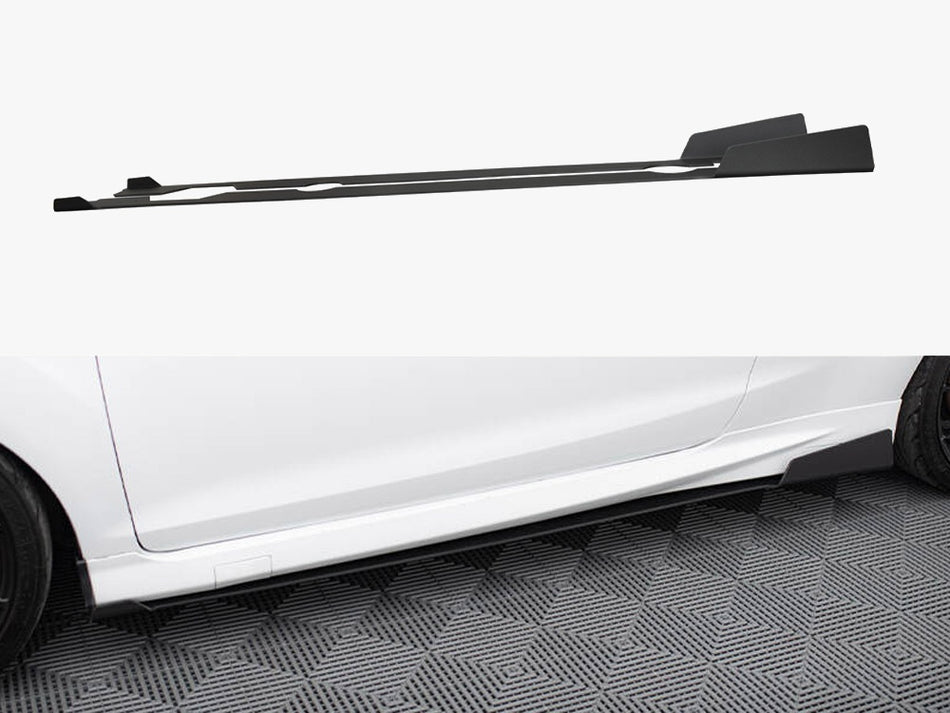 Maxton Design Racing Side Skirts Splitters Ford Fiesta Mk7 ST Facelift