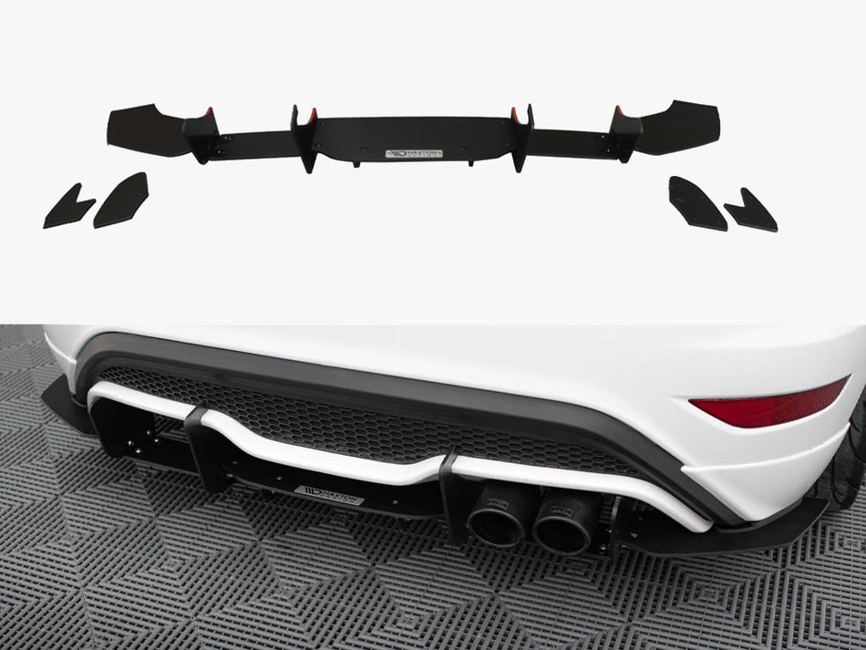 Maxton Design Rear Diffuser V.2 Ford Fiesta ST Mk7 FL