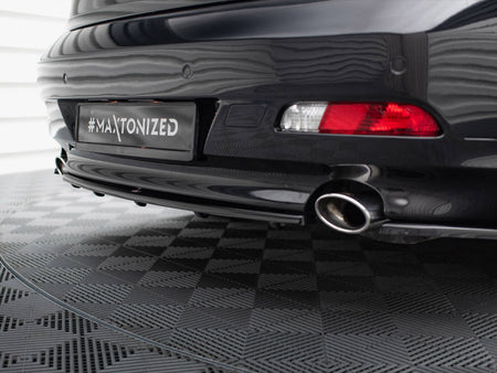 Maxton Design Central Rear Splitter (Vertical Bars) BMW 6 Coupe / Cabrio E63 / E64 - BM-6-63-RD1G+RD2G - Image 4
