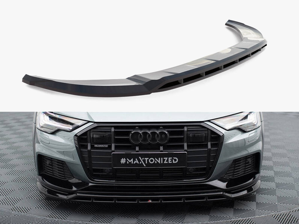 Maxton Design Front Splitter Audi A6 Allroad C8 - AU-A6-C8-AR-FD1G+FD1RG - Image 1
