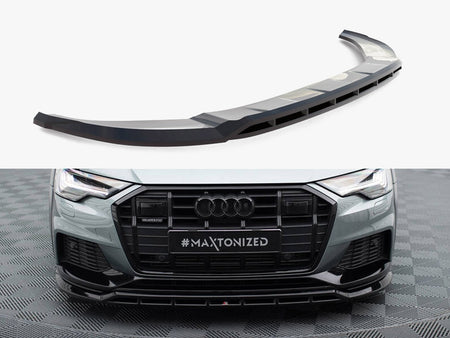 Maxton Design Front Splitter Audi A6 Allroad C8 - AU-A6-C8-AR-FD1G+FD1RG - Image 1