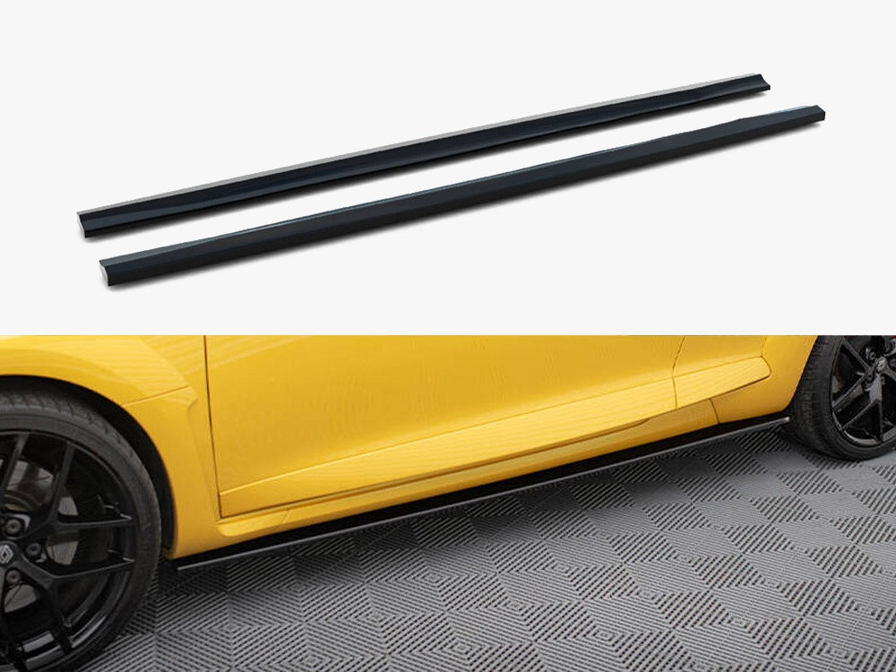 Maxton Design Side Skirts Diffusers Renault Megane 3 RS - Carbon Look - RE-ME-3-RS-SD1C - Image 1