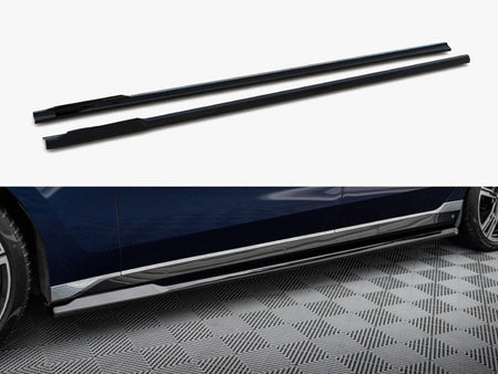 Maxton Design Side Skirts Diffusers BMW 750e M-Pack G70 - BM-7-G70-750E-MPACK-SD1G - Image 1