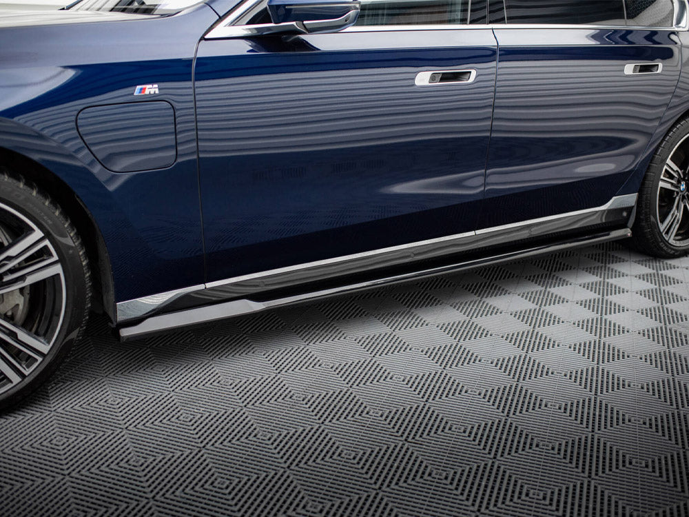 Maxton Design Side Skirts Diffusers BMW 750e M-Pack G70 - BM-7-G70-750E-MPACK-SD1G - Image 3