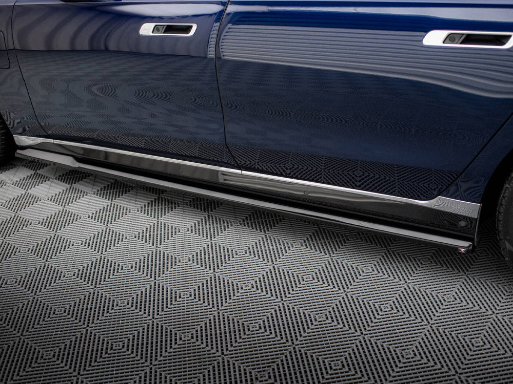 Maxton Design Side Skirts Diffusers BMW 750e M-Pack G70 - BM-7-G70-750E-MPACK-SD1G - Image 4