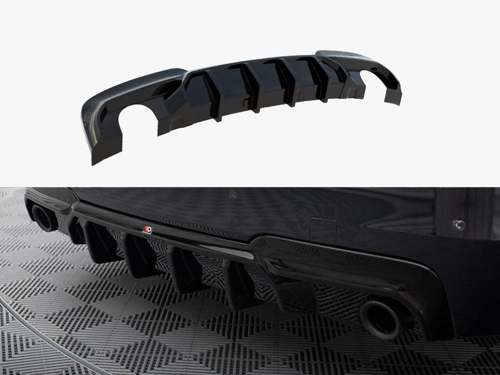 Maxton Design Rear Valance V.2 BMW 5 M-Pack F10 / F11 (Version with two single exhausts) - BM-5-10-MPACK-RS2GO_O - Image 1