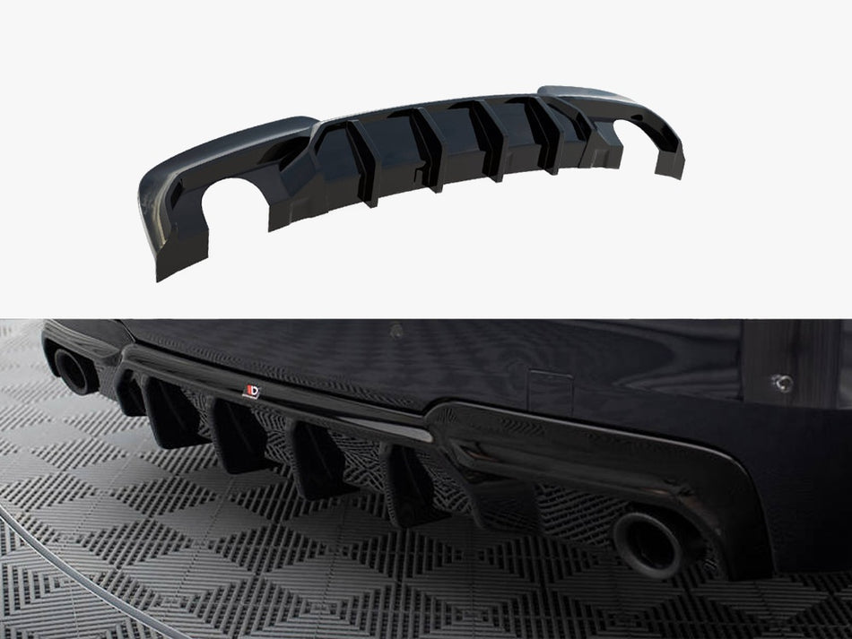 Maxton Design Rear Valance V.2 BMW 5 M-Pack F10 / F11 (Version with two single exhausts) - BM-5-10-MPACK-RS2GO_O - Image 1