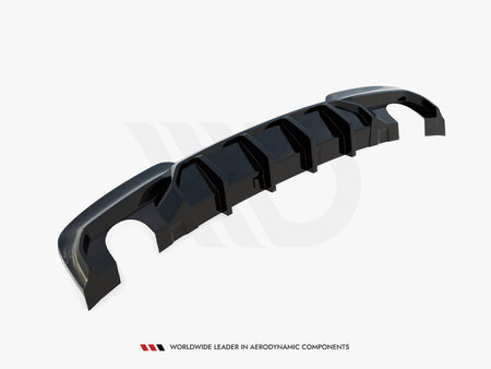 Rear Valance V.2 BMW 5 M-Pack F10 / F11 (Version with two single exhausts)