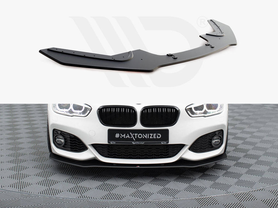 MAXTON DESIGN Street PRO Front Splitter V.3 BMW 1 F20 M-Pack Facelift / M140i