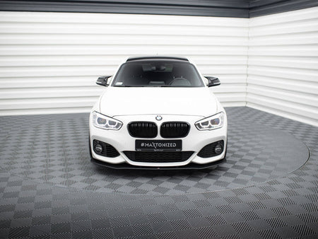 Maxton Design Street PRO Front Splitter V.3 + Flaps BMW 1 F20 M-Pack Facelift / M140i - BM1F20FMCNC-FD3B+FSF1G - Image 3