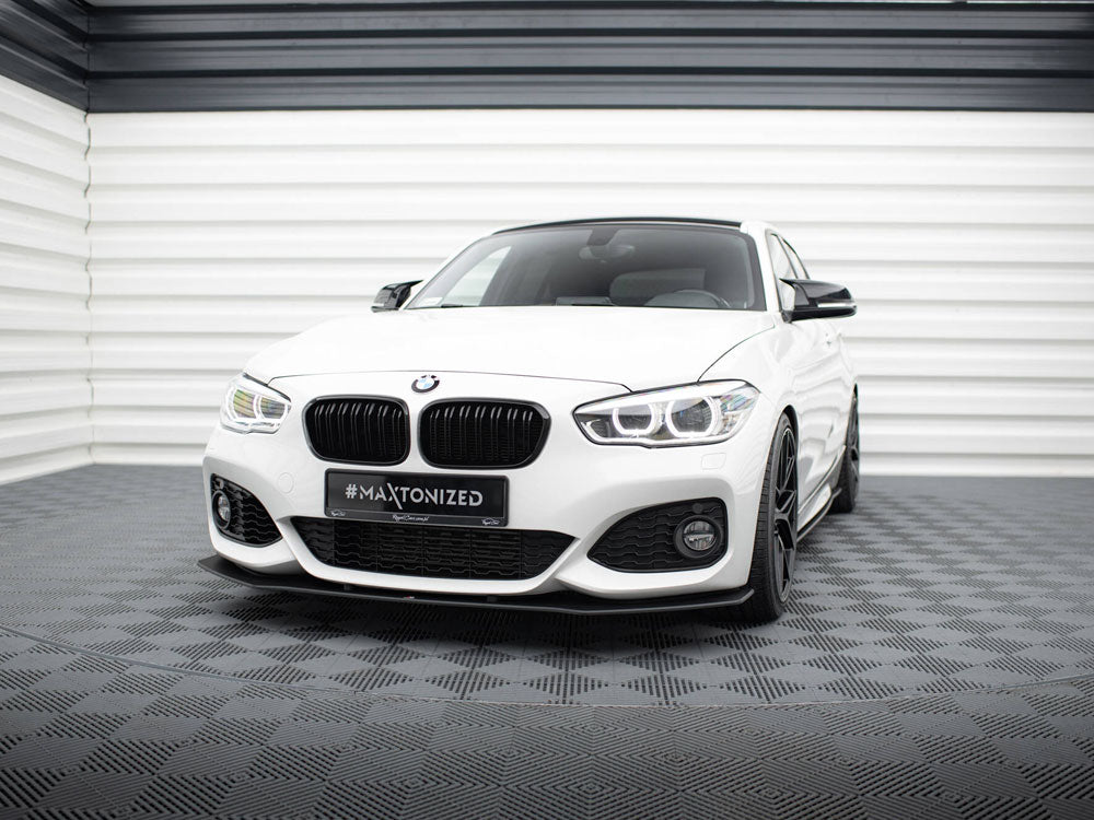 Maxton Design Street PRO Front Splitter V.3 + Flaps BMW 1 F20 M-Pack Facelift / M140i - BM1F20FMCNC-FD3B+FSF1G - Image 2