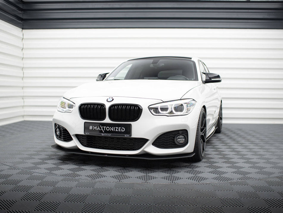 Maxton Design Street PRO Front Splitter V.3 + Flaps BMW 1 F20 M-Pack Facelift / M140i - BM1F20FMCNC-FD3B+FSF1G - Image 2
