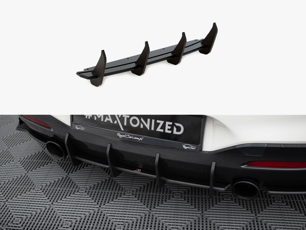 Maxton Design Street PRO Rear Diffuser V.3 BMW 1 F20 M140i - BM1F20FMCNC-RS3B - Image 1