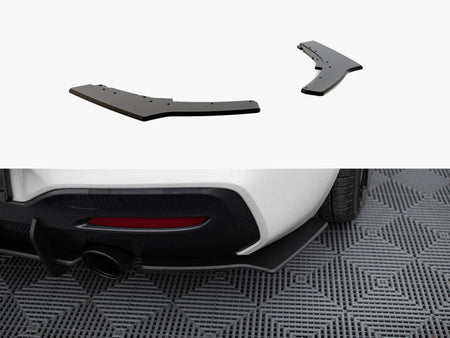 Maxton Design Street PRO Rear Side Splitters V.2 BMW 1 F20 M140i - BM1F20FMCNC-RSD2B - Image 1