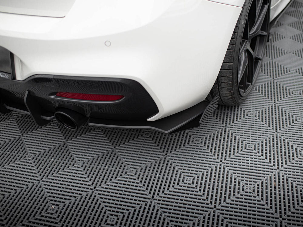 Maxton Design Street PRO Rear Side Splitters V.2 + Flaps BMW 1 F20 M140i - BM1F20FMCNC-RSD2B+RSF1G - Image 3