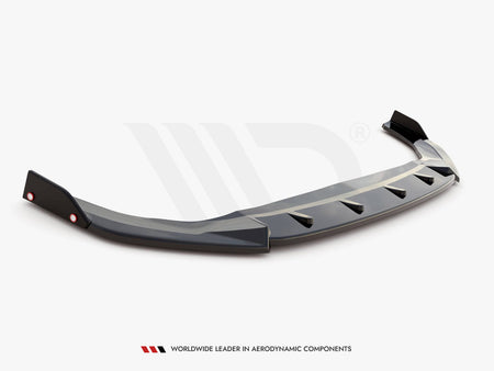 Maxton Design Front Splitter V.3 + Flaps Volkswagen Golf GTI / GTE / GTD / R-Line Mk8 - VW-GO-8-GTI-FD3G+FSF - Image 5