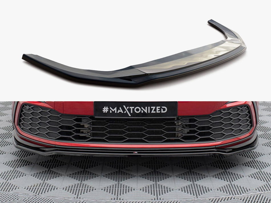 Maxton Design Front Splitter V.4 Volkswagen Golf GTI / GTE / GTD / R-Line Mk8 - VW-GO-8-GTI-FD4G - Image 1