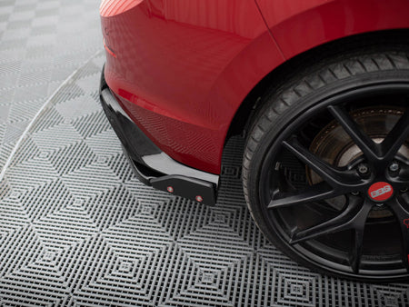 Maxton Design Rear Side Splitters V.4 + Flaps Volkswagen Golf GTI / GTE Mk8 - VW-GO-8-GTI-RSD4G+RSF - Image 7