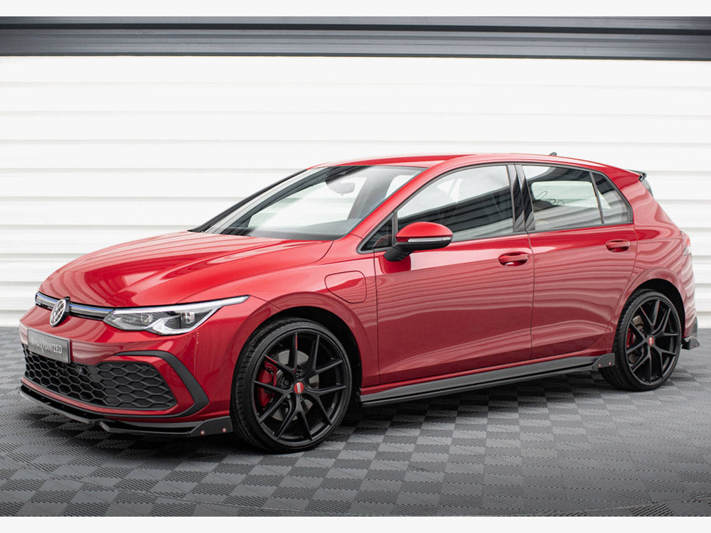 Maxton Design Side Skirts Diffusers V.2 + Flaps Volkswagen Golf GTI / GTE / GTI Clubsport / GTD / R-Line Mk8 - VW-GO-8-GTI-SD2G+SF - Image 2