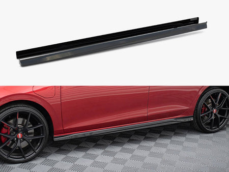 Maxton Design Side Skirts Diffusers V.3 Volkswagen Golf GTI / GTE / GTI Clubsport / GTD / R-Line Mk8 - VW-GO-8-GTI-SD3G - Image 1