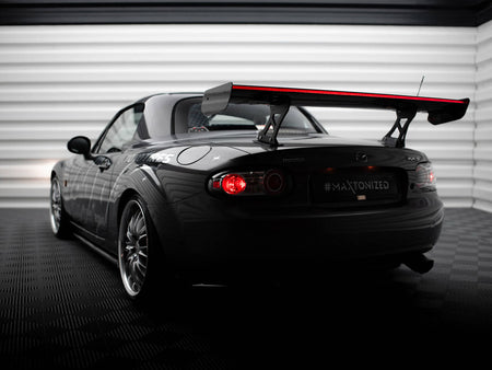 Maxton Design Carbon Spoiler + LED Mazda MX5 Hardtop NC (Mk3) - CF-MA-MX5-3-WING5-245-P+LED - Image 4